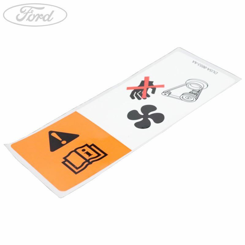 Genuine Ford Radiator Fan Warning Decal 1861265 for sale online | eBay