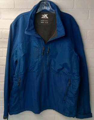 Zeroxposur Water Resistant Black Label Jacket Size XL Color Blue