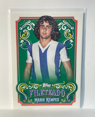 2023 Topps Argentina Fileteado Mario Kempes FT-15 WORLD CUP FIFA FUTBOL