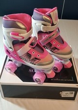 Sowume Inline Skates Roller Skates with light up wheels Girls Medium