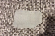 Rare Surf Tumbled White Sea Beach Glass Bottle Bottom Piece Craft Art Projects3  