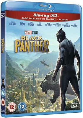 Black Panther (2018) 3D + 2D Blu-Ray BRAND NEW