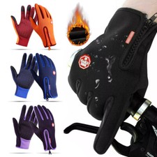 Mens Winter Thermal Warm Waterproof Ski Snowboarding Driving Work Gloves Mittens