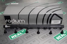 Radium Engineering Fuel Rail Black for Supra NT MK4 93-98 JZA80 2JZ-GE 20-0371