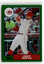 2017 Topps Joey Votto 1987 Topps Baseball 30th Chrome Green Refractor #/150