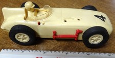Marx Indy Car 4  White 1/32 Scale Slot Car ca 1960's Untested