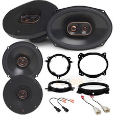 4X Infinity 6x9" Front & 6.5" Rear Door Speakers for 2020-2023 Toyota Tacoma