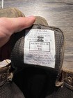 Thorogood 804-3898 men’s moc toe work boot with brown leather waterproof USA made label on heel.
