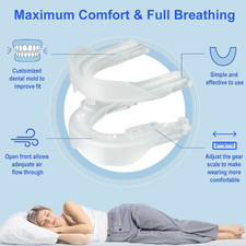 Anti-Snoring Mouth Guard   Adjustable Mouthpiece Device for Men  Women