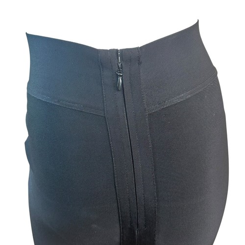 House of CB London Black Lidia Bandage Pencil Volant Rüschen Rock Gr. XS - Bild 6 von 12