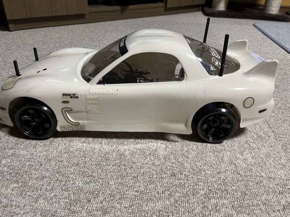 Yokomo Rx-7 Drift Rc Car Body Working Condition 1/10 Scale Clear Radio Control - Image 2 of 4