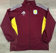 Aston Villa Adidas 2025/26 Player Issue All Weather Training Jacket Medium No 26