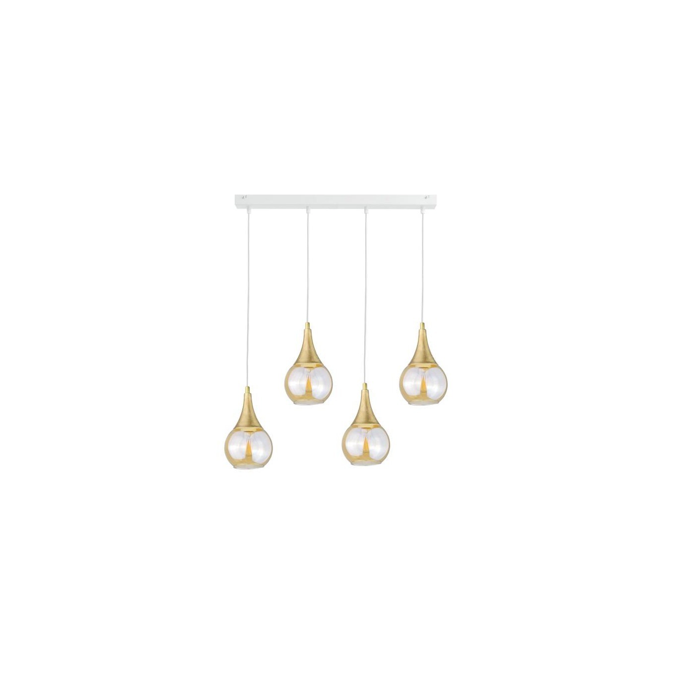 Pendant Light 4xE27 Lacrima White 2325
