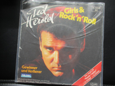 SINGLE  VON TED HEROLD  GIRLS AND ROCK´N´ROLL  --  GEWINNER UND VERLIERER