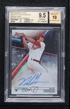 2018 Bowman's Best of Refractor Nolan Gorman #B18-NG BGS 9.5 GEM MINT Auto 3r4