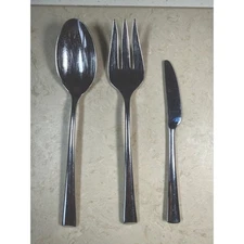 3 pc Dansk Bistro Cafe Stainless Serving Pcs  18/10
