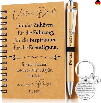 Sinmoe Dankeschön Geschenkset für Kollege Lehrer Mitarbeiter Abschied Geschenk A