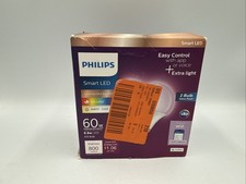 Philips Smart LED Wi-Fi Light Bulbs, A19, Full Color, 60W Replacement, 2 Pac