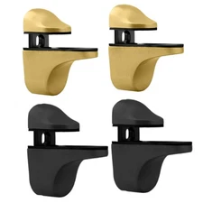 Glass Shelf Brackets Wall Mount 2 Pieces Floating Shelf Brackets 