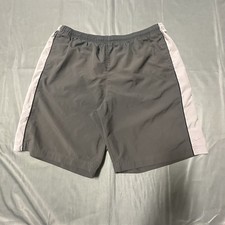 Vintage Nike Board Shorts Men's 2XL Two Side Swim Trunks Embroidery Mesh 00s