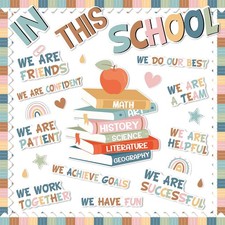 Boho Motivational Bulletin Board Classroom Decoration Set Boho Affirmation St...