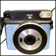 Fujifilm Instax Square SQ6 Instant Film Camera Aqua Blue New Batteries
