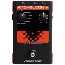 TC-Helicon VoiceTone R1 Vocal Tuned Reverb Pe...
