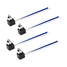 4PCS Car H1 H3 Headlight Fog Light Bulb Socket Adapters, H1 Bulb Fog Lamp