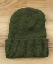 Dealer Closeout! US Army Military Style Watch Cap Acrylic OD Green - USA Made