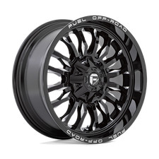 20x9 Fuel D795 Arc Gloss Black Milled Wheels ...