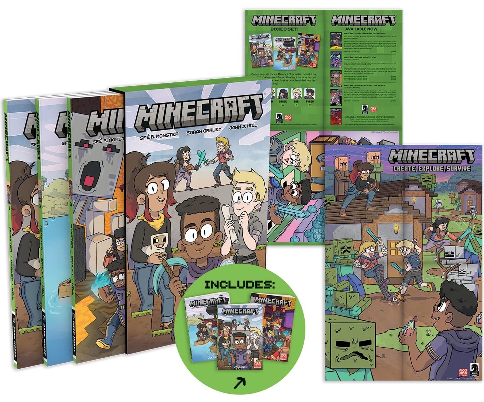 Minecraft Boxed Set (Graphic Novels) Sfe R. Monster - Image 7