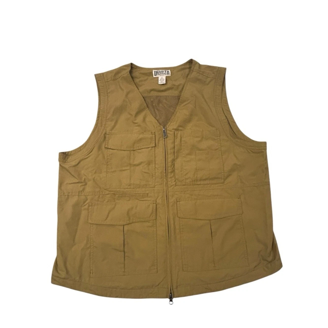 Duluth Trading Co Men's Pocket Fool Work Tactical Fishing Casual Vest XL Cargo