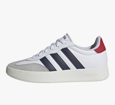 Size 9 - Adidas Barreda White Shadow Navy Scarlet