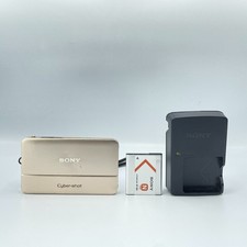 Sony Cyber-shot DSC-TX55 Gold 16.2MP Digital Camera Tested Working Japan