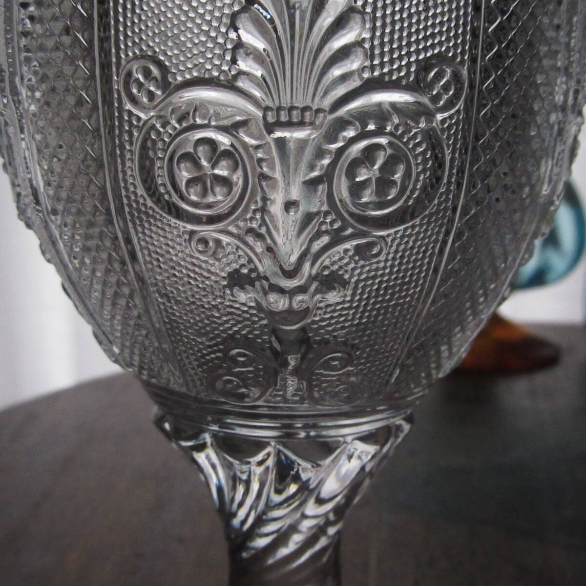 Baccarat 1800s Mid-19th Century Antique Crystal Glass, Heavy