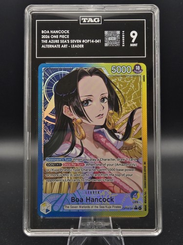 Boa Hancock (Alternate Art) graded TAG 9 for sale on eBay