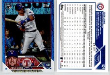 Josh Jung 2023 Topps Blue Foilboard #529 /999 Rangers RC Rookie