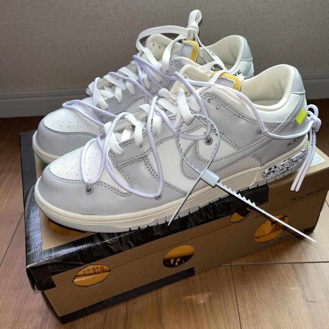 OFF WHITE X NIKE Lotto 49 50 Uomo 10.5US Dunk Low X Off White