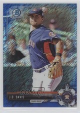 2017 Bowman Chrome Prospects Blue Shimmer Refractor JD Davis #BCP81 0ol