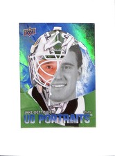 2025-26 Upper Deck Series 2 UD Portraits #P56 Jake Oettinger