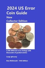 2024 US Error Coin Guide - New Collector Edition by Stan McDonald Paperback Book