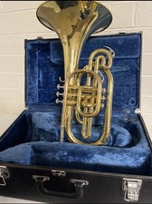Bach Bb Cornet Brass Mellophone with Case, No Mouthpiece, S :401214