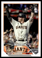 2023 Topps Bryce Johnson Rookie San Francisco Giants #571