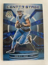 2025 Panini Mosaic Amon-Ra St. Brown Center Stage Blue Mosaic #21/99