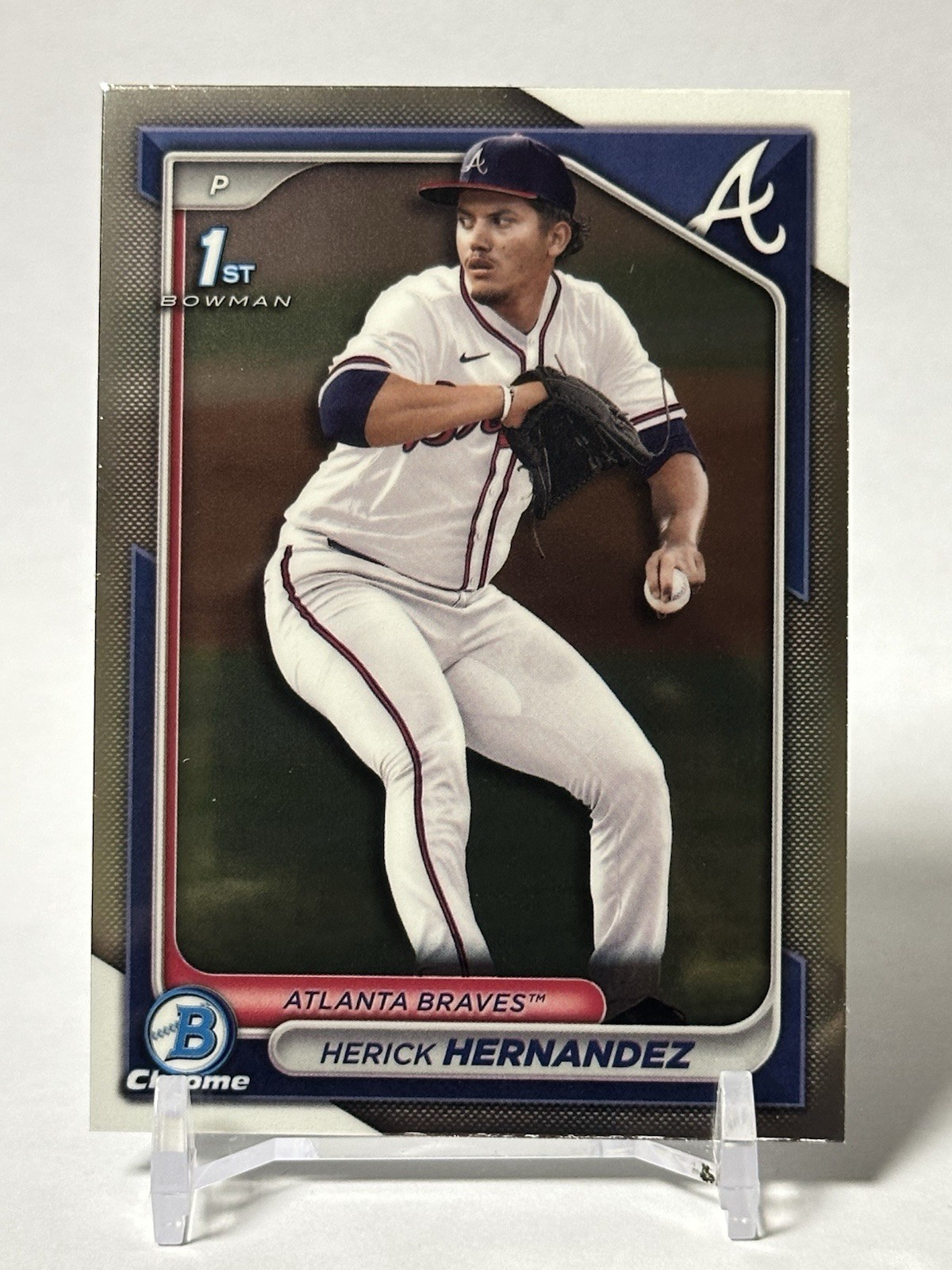 Nick Montgomery 2024 Bowman Draft Chrome - 1st Bowman #BDC-129 Braves