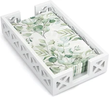 Guest Towel Holder Tray for Bathroom Napkin Holder Modern Disposable Hand Towel