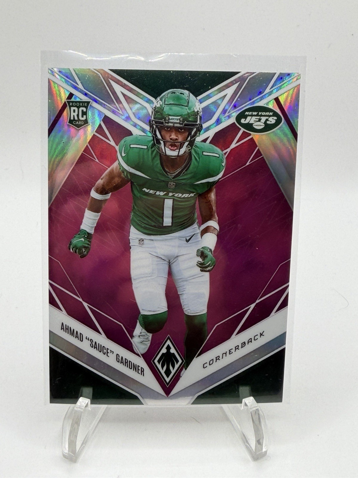 2022 Panini Phoenix - Rookies Ahmad Gardner #128 Pink /199 (RC)