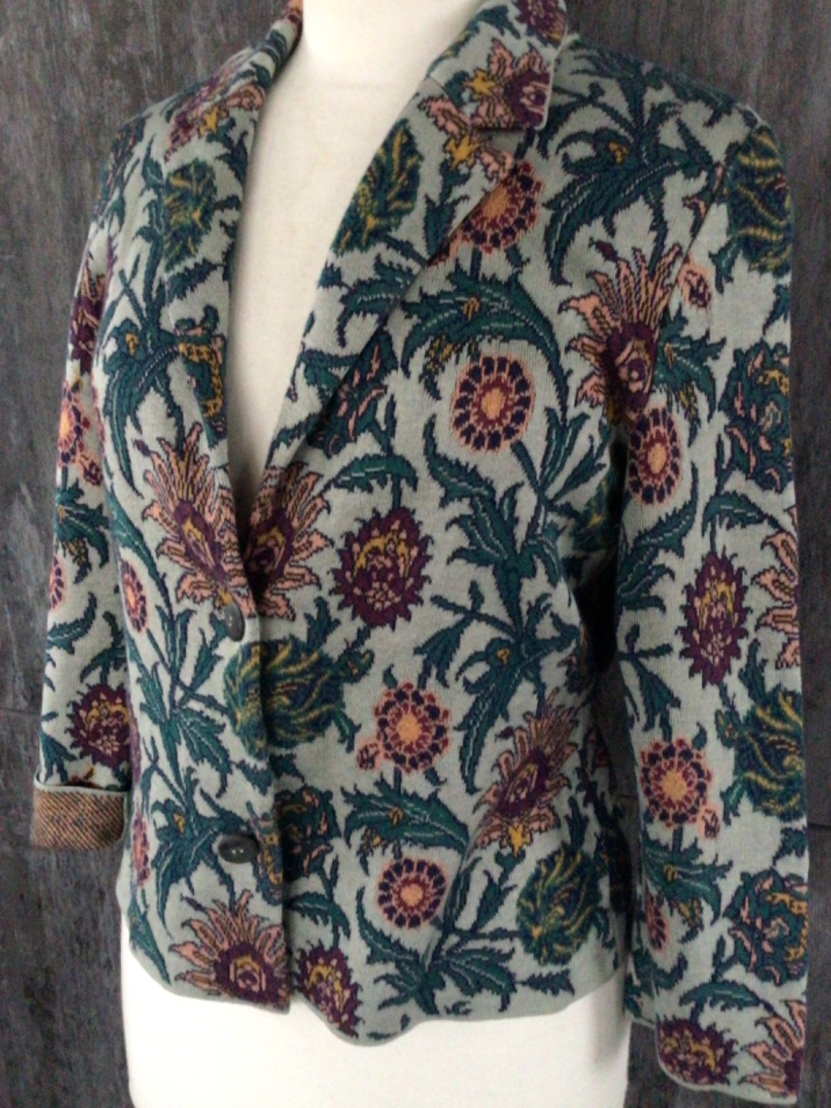 PERUVIAN CONNECTION JACKET SIZE MEDIUM, PIMA COTT… - image 2