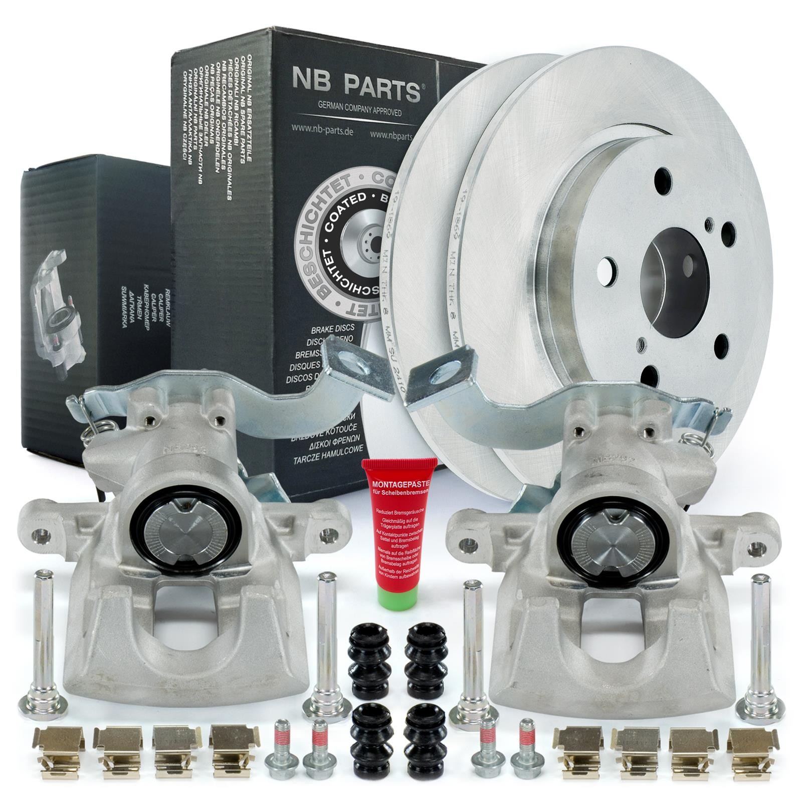 Brake Calipers Brake Pots Brake Discs Rear For Toyota Auris Corolla E15 E18