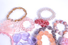 New lot 20 sets of fine Vintage Czech glass beads -Opal, Translucent - A5457jc — photo 4